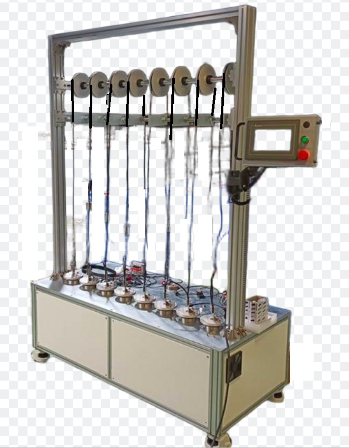 8 Axles Electric Wire Cable Winding Test Machine – 昇飛機械自動化科技有限公司